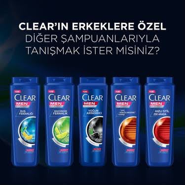 CLEAR ŞAMPUAN 350 ML