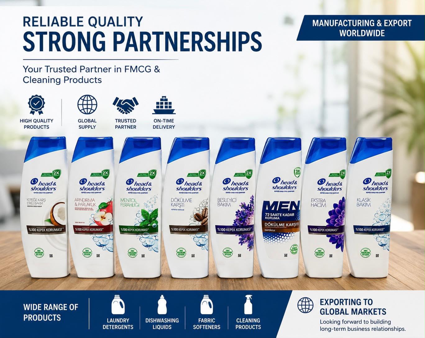 Temizlik Ürünlerinde Global İhracat Tedariki